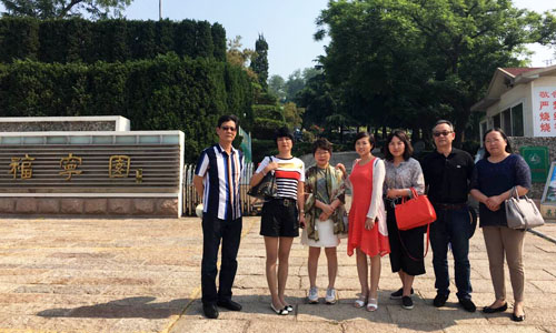 上海至尊园管理层前往青岛福宁园参观考察